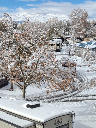 rving in cold weather